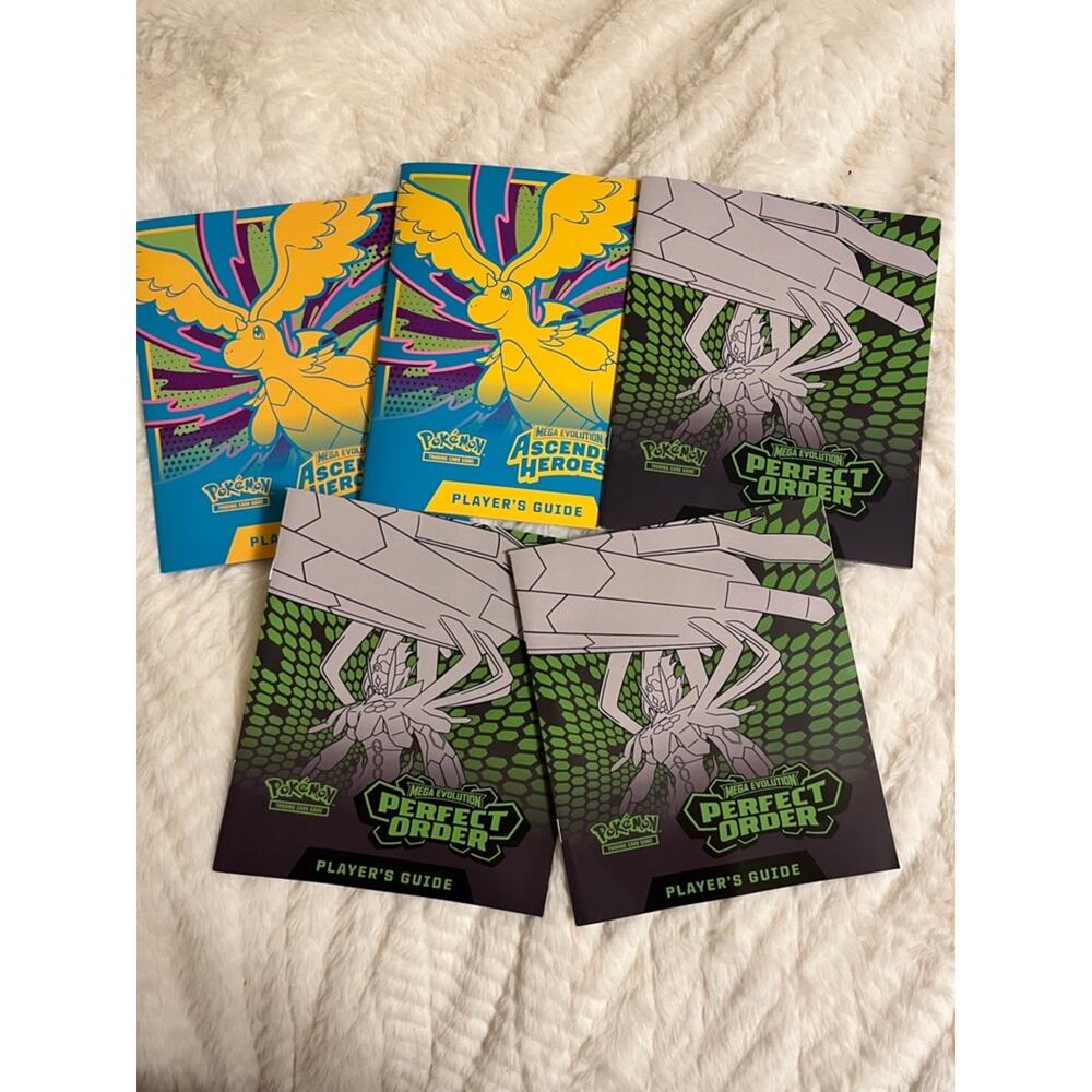 Pokemon Player's Guides - Yellow, Blue & Green Covers